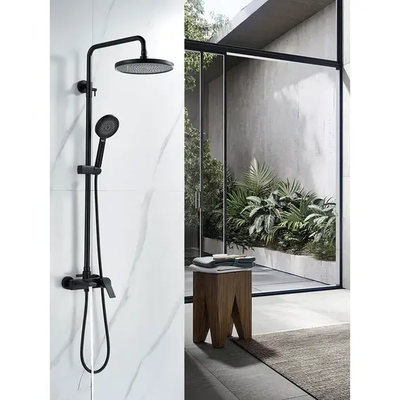 Душевая система с тропическим душем и смесителем Shevanik S8336H, изображение 4