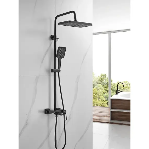 Душевая система с тропическим душем и смесителем Shevanik S6836H, изображение 4