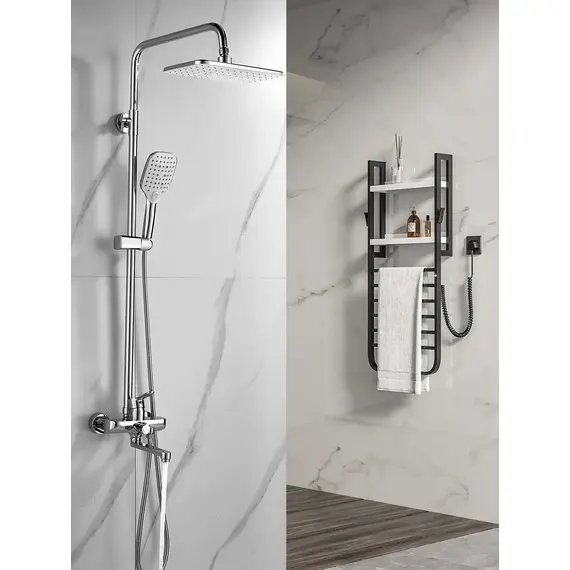 Душевая система с тропическим душем и смесителем Shevanik S8136, изображение 4