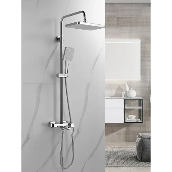 Душевая система с тропическим душем и смесителем Shevanik S6836, изображение 4