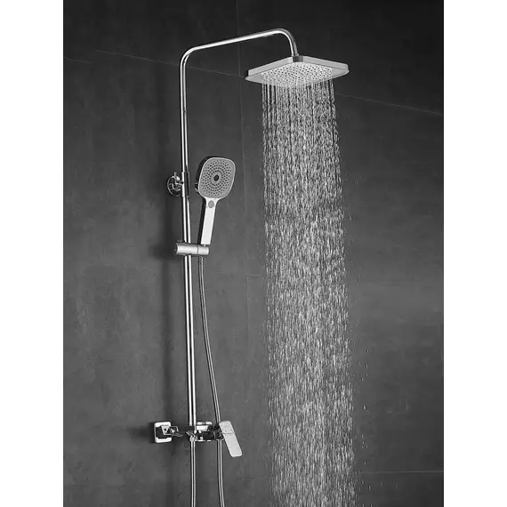 Душевая система с тропическим душем и смесителем Shevanik S9736, изображение 4