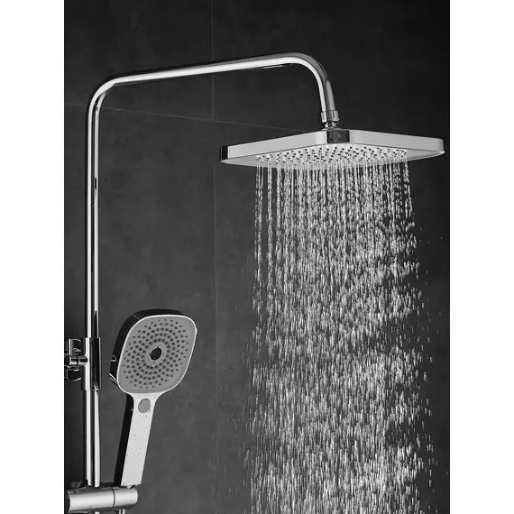 Душевая система с тропическим душем и смесителем Shevanik S9736, изображение 5