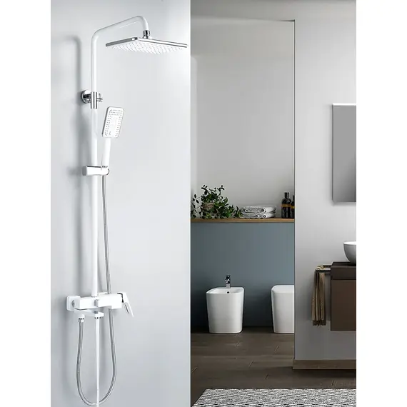 Душевая система с тропическим душем и смесителем Shevanik S9036F, изображение 5