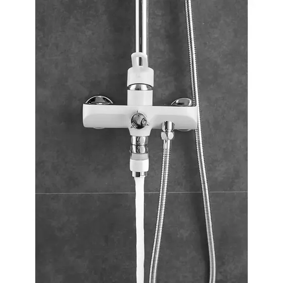 Душевая система с тропическим душем и смесителем Shevanik S8136F, изображение 5