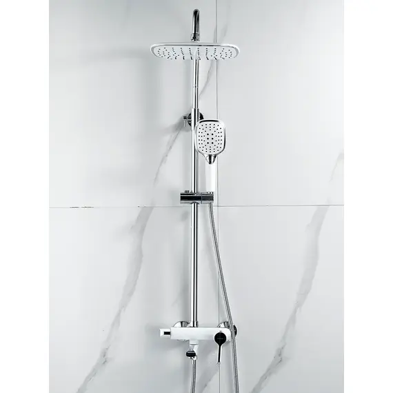 Душевая система с тропическим душем и смесителем Shevanik S6036F, изображение 5