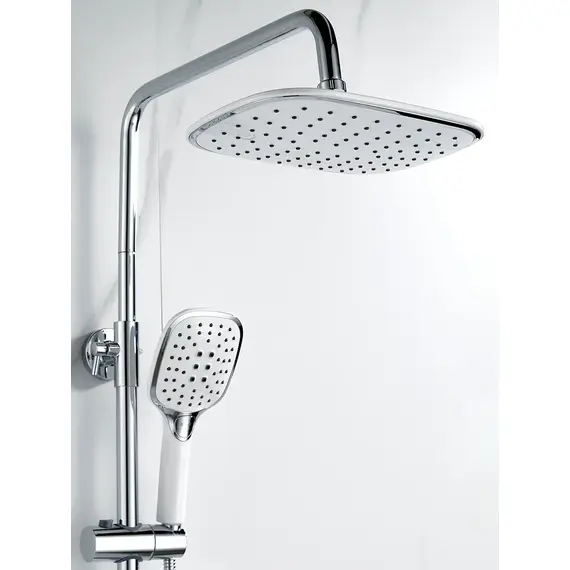 Душевая система с тропическим душем и смесителем Shevanik S6036F, изображение 6