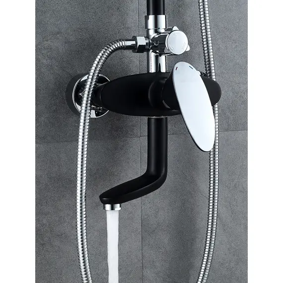 Душевая система с тропическим душем и смесителем Shevanik S9836H, изображение 7