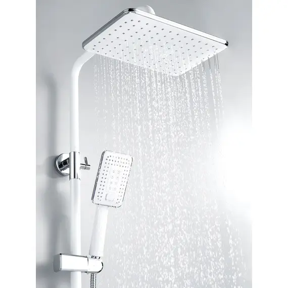 Душевая система с тропическим душем и смесителем Shevanik S9036F, изображение 9