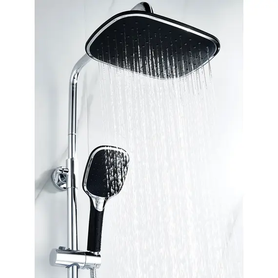 Душевая система с тропическим душем и смесителем Shevanik S6036H, изображение 9