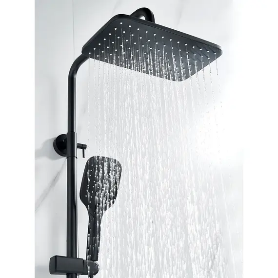 Душевая система с тропическим душем и смесителем Shevanik S8136H, изображение 9