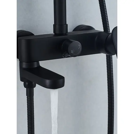 Душевая система с тропическим душем и смесителем Shevanik S8736H, изображение 9