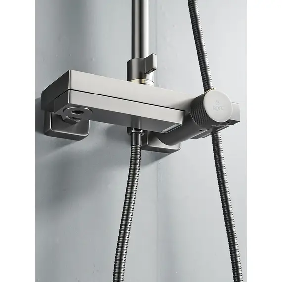 Душевая система с тропическим душем и термостатом Rose R1896T, изображение 10