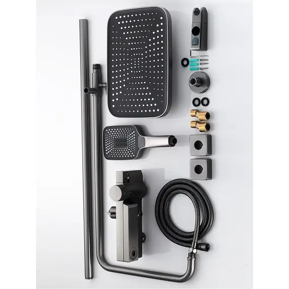 Душевая система с тропическим душем и термостатом Rose R1896T, изображение 18