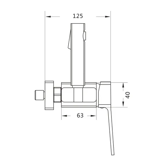 Гигиенический душ со смесителем для туалета (биде) Shevanik S9905H-1, изображение 27