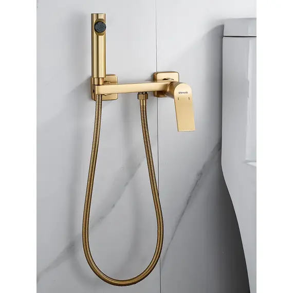 Гигиенический душ со смесителем для туалета (биде) Shevanik S4105G-1, изображение 2