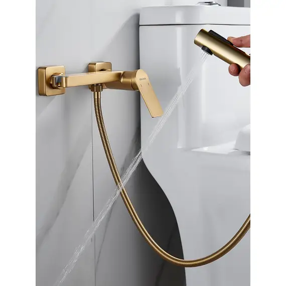 Гигиенический душ со смесителем для туалета (биде) Shevanik S4105G-1, изображение 5