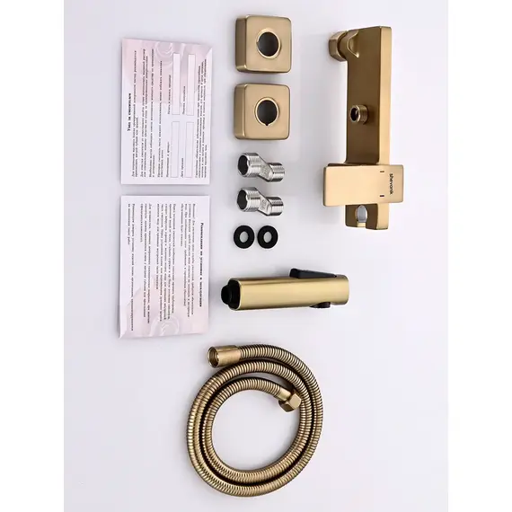 Гигиенический душ со смесителем для туалета (биде) Shevanik S6105G-1, изображение 28