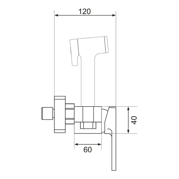 Гигиенический душ со смесителем для туалета (биде) Rose R2805H-1, изображение 29