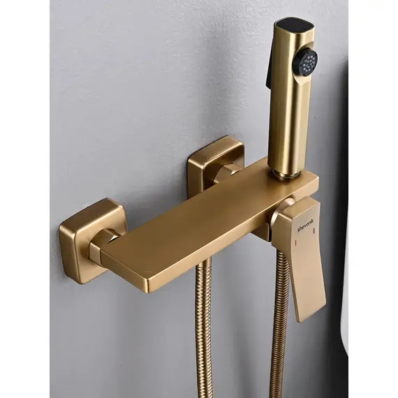 Гигиенический душ со смесителем для туалета (биде) Shevanik S6105G-1, изображение 4