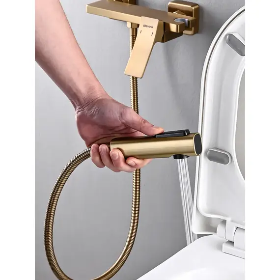 Гигиенический душ со смесителем для туалета (биде) Shevanik S6105G-1, изображение 7