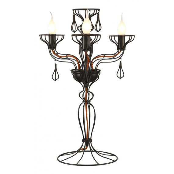 Настольная лампа декоративная Arte Lamp Artefact A3225LT-3BK