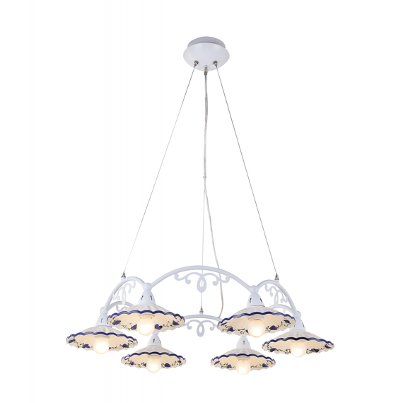 Подвесная люстра Arte Lamp Anna A6473LM-6WH