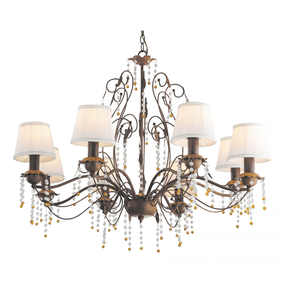 Подвесная люстра Arte Lamp Medici A9468LM-8BR