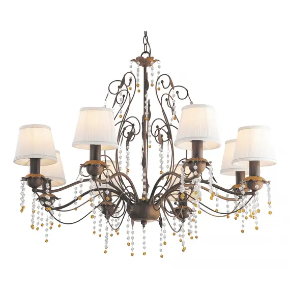 Подвесная люстра Arte Lamp Medici A9468LM-8BR