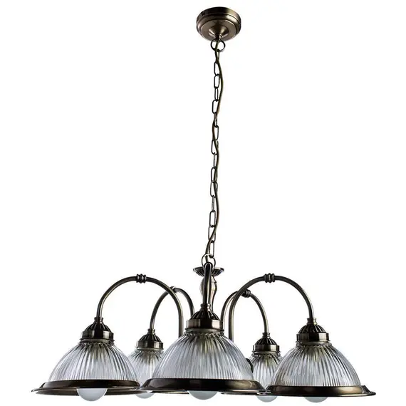 Подвесная люстра Arte Lamp American Diner A9366LM-5AB