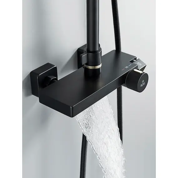 Душевая система с тропическим душем и термостатом Rose R1896H-6, изображение 10