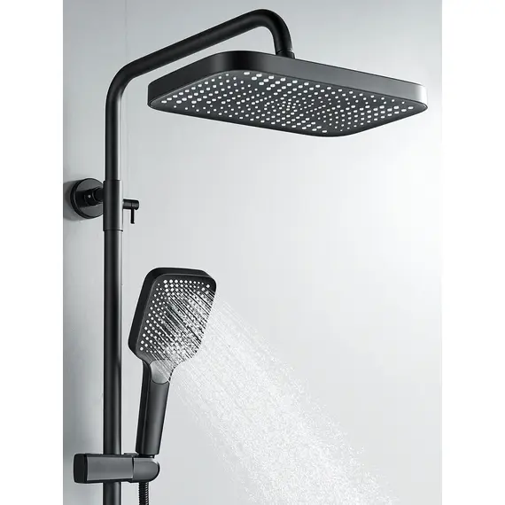 Душевая система с тропическим душем и смесителем Rose R1836H, изображение 11