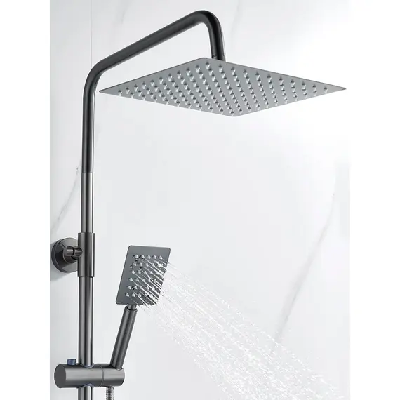 Душевая система с тропическим душем и термостатом Shevanik S3096T, изображение 13