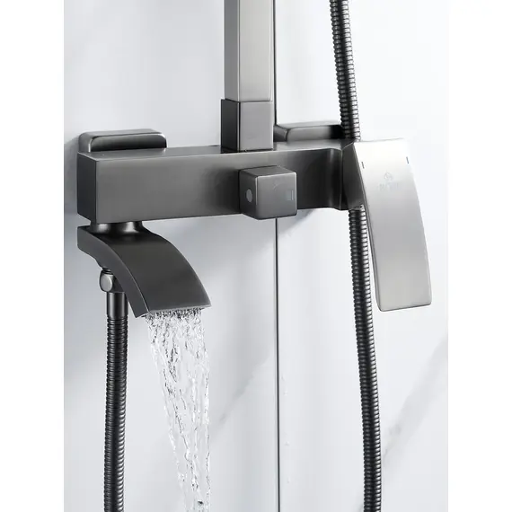 Душевая система с тропическим душем и смесителем Rose R1556T, изображение 14