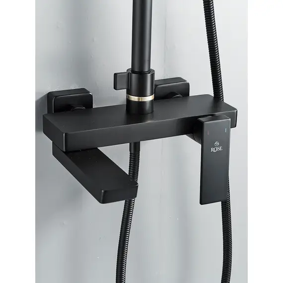 Душевая система с тропическим душем и смесителем Rose R1836H, изображение 14