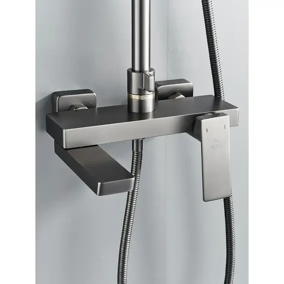 Душевая система с тропическим душем и смесителем Rose R1836T, изображение 15