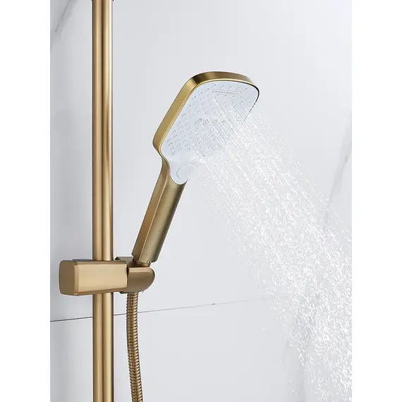 Душевая система с тропическим душем и смесителем Shevanik S4036G, изображение 16