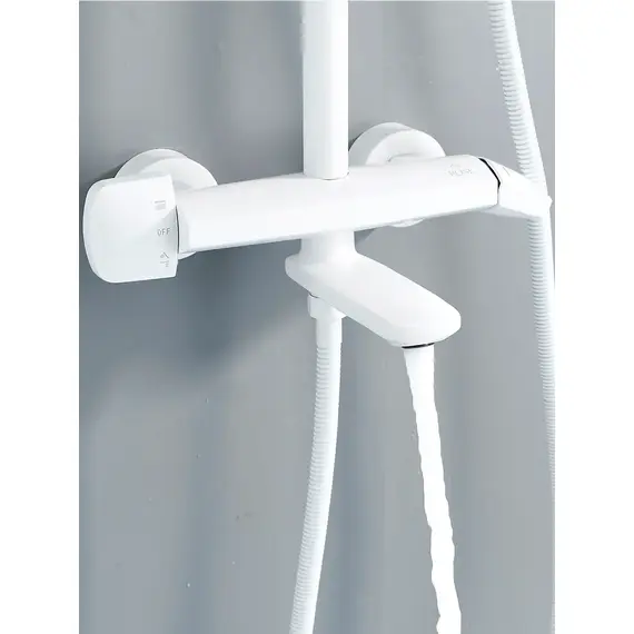 Душевая система со смесителем и тропическим душем Rose R3936C, изображение 18