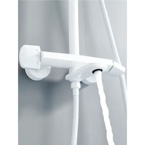 Душевая система со смесителем и тропическим душем Rose R3936C, изображение 19