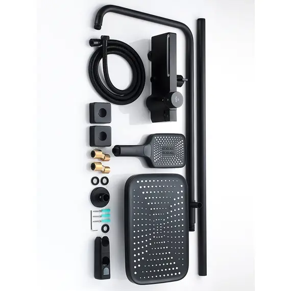 Душевая система с тропическим душем и термостатом Rose R1896H-6, изображение 19