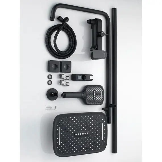 Душевая система с тропическим душем и смесителем Shevanik S4136H, изображение 28