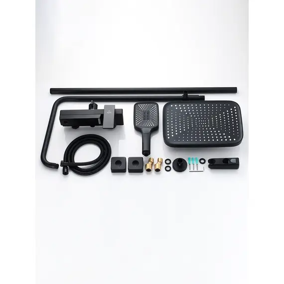 Душевая система с тропическим душем и смесителем Rose R1836H, изображение 28