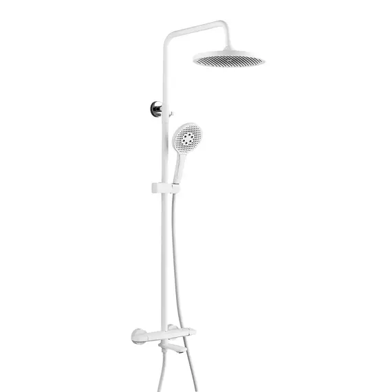 Душевая система со смесителем и тропическим душем Rose R3936C, изображение 29