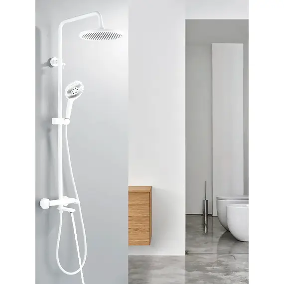 Душевая система со смесителем и тропическим душем Rose R3936C, изображение 2