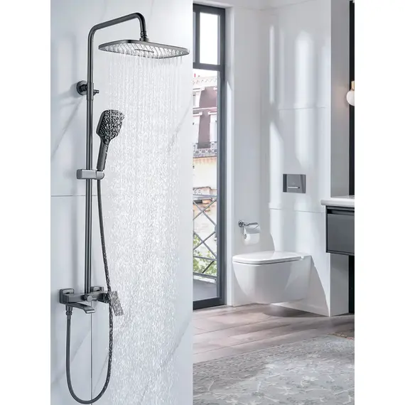 Душевая система с тропическим душем и смесителем Shevanik S4036T, изображение 2