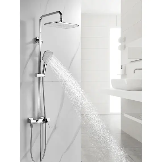 Душевая система с тропическим душем и смесителем Shevanik S4036, изображение 3