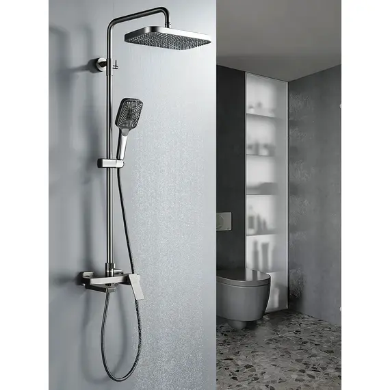 Душевая система с тропическим душем и смесителем Rose R1836T, изображение 3