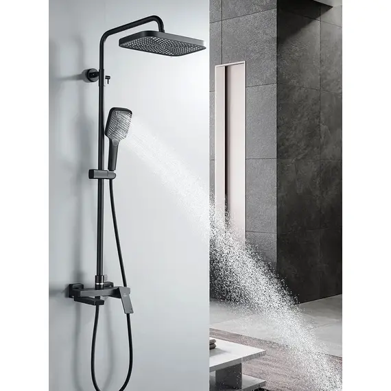 Душевая система с тропическим душем и смесителем Rose R1836H, изображение 4