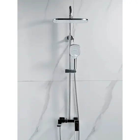 Душевая система с тропическим душем и смесителем Shevanik S4036, изображение 5
