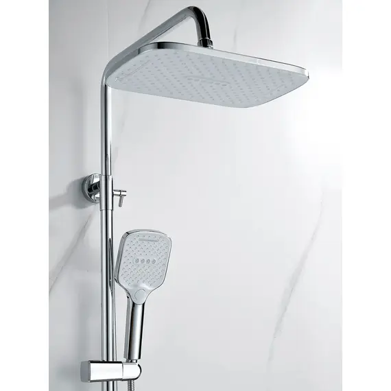 Душевая система с тропическим душем и смесителем Shevanik S4036, изображение 6