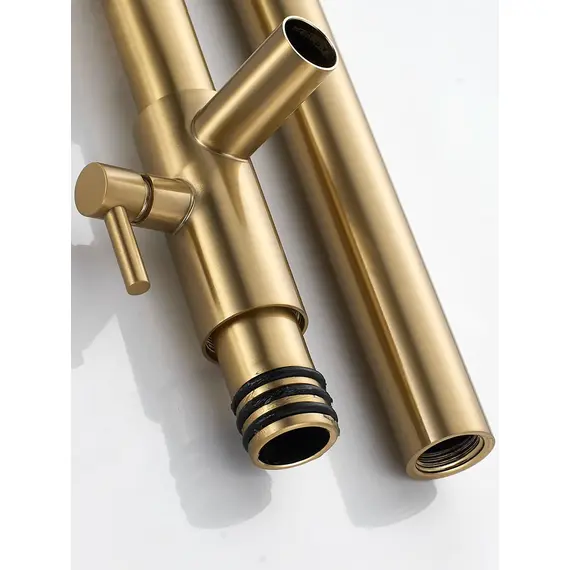 Душевая система с тропическим душем и смесителем Rose R1836G, изображение 7